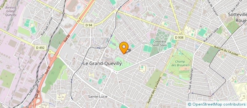 localisation de l'entreprise MONSIEUR MATTEO CORTEGGIANI à LE GRAND-QUEVILLY