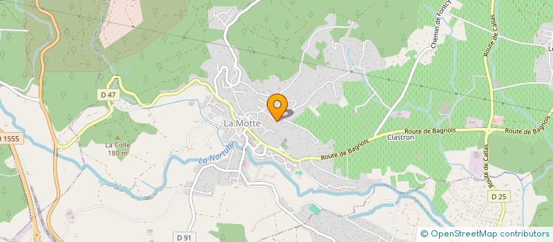 localisation de l'entreprise MONSIEUR MATTEO CURTY à LA MOTTE