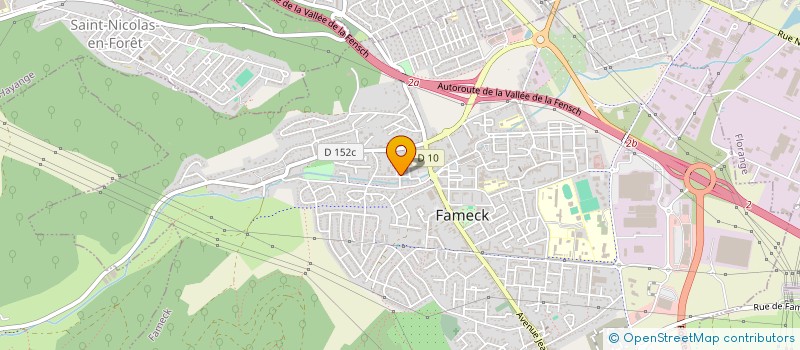 localisation de l'entreprise MONSIEUR MATTEO DABE  FAMECK