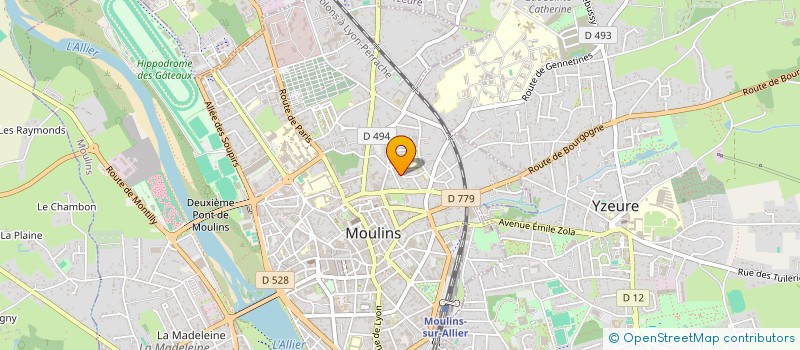 localisation de l'entreprise MONSIEUR MATTEO DECLERCK  MOULINS