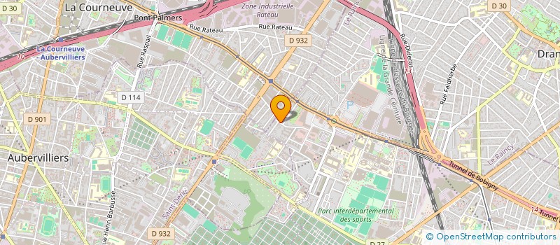 localisation de l'entreprise MONSIEUR MATTEO DENIAUD  BOBIGNY