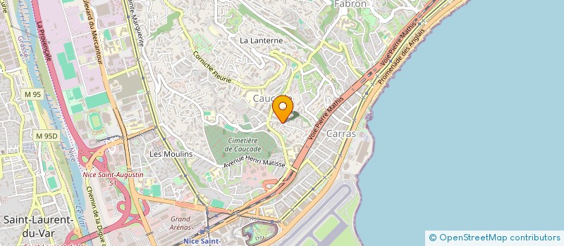 localisation de l'entreprise MONSIEUR MATTEO DI CANZANO  NICE