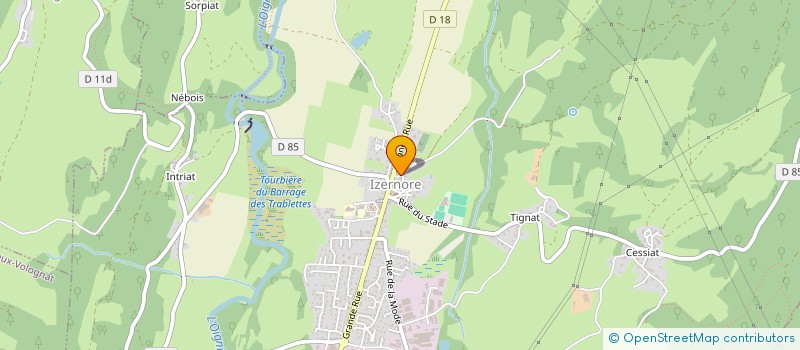 localisation de l'entreprise MONSIEUR MATTEO DI MAGGIO  IZERNORE