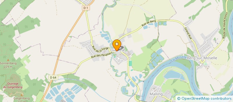 localisation de l'entreprise MONSIEUR MATTEO DURAND  GAVISSE