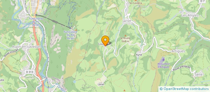 localisation de l'entreprise MONSIEUR MATTEO DZIALAK  LOURDES