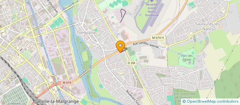 localisation de l'entreprise MONSIEUR MATTEO EVANGELISTI  TOMBLAINE