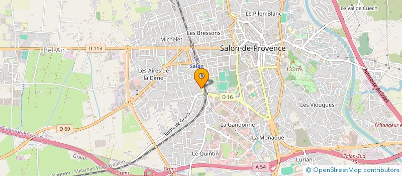 localisation de l'entreprise MONSIEUR MATTEO FAVIER  SALON-DE-PROVENCE