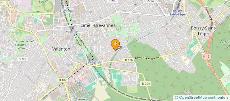 localisation de l'entreprise MONSIEUR MATTEO FERNANDEZ  LIMEIL-BREVANNES