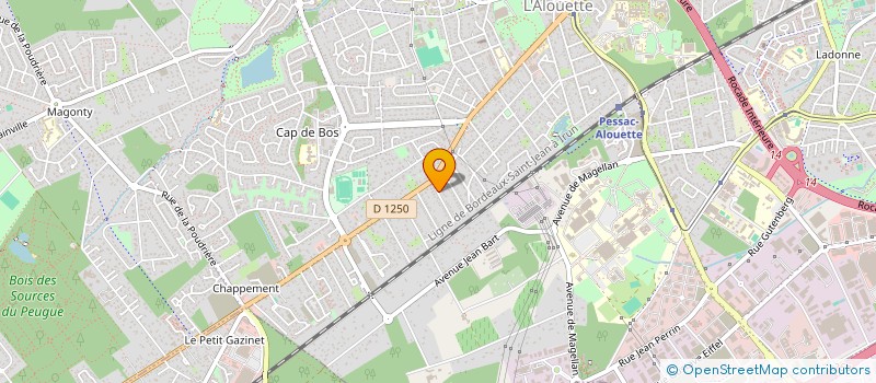 localisation de l'entreprise MONSIEUR MATTEO FERRARI  BORDEAUX