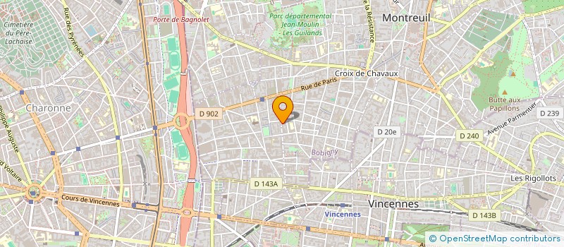 localisation de l'entreprise MONSIEUR MATTEO FERRETTI à MONTREUIL