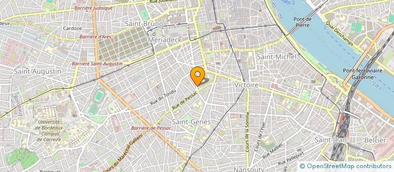 localisation de l'entreprise MONSIEUR MATTEO FILLANCQ  BORDEAUX