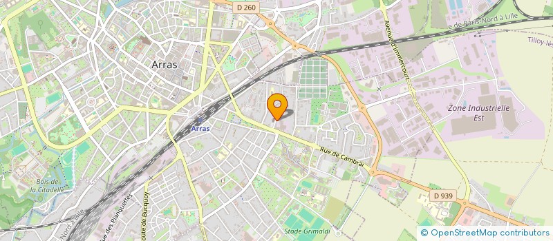 localisation de l'entreprise MONSIEUR MATTEO FINEUSE à ARRAS