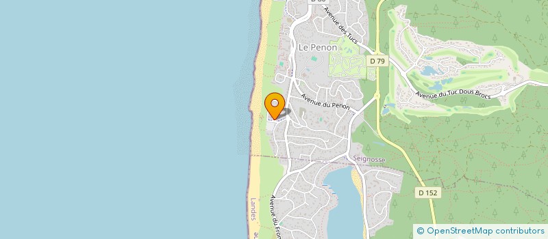 localisation de l'entreprise MONSIEUR MATTEO FIORAVANTI  SEIGNOSSE