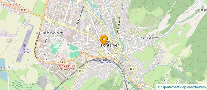 localisation de l'entreprise MONSIEUR MATTEO FISCHETTI  PONTARLIER