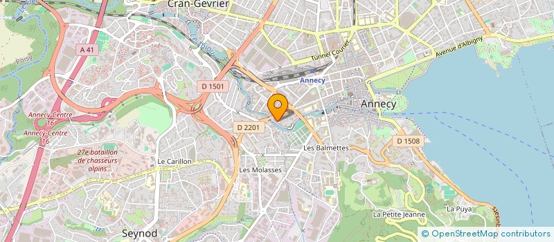 localisation de l'entreprise MONSIEUR MATTEO FLOCH  ANNECY