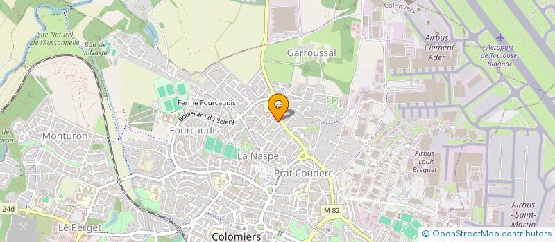 localisation de l'entreprise MONSIEUR MATTEO FRACCACRETA à COLOMIERS
