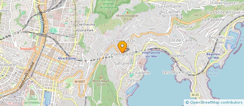 localisation de l'entreprise MONSIEUR MATTEO FRANCESCHELLI à VILLEFRANCHE-SUR-MER