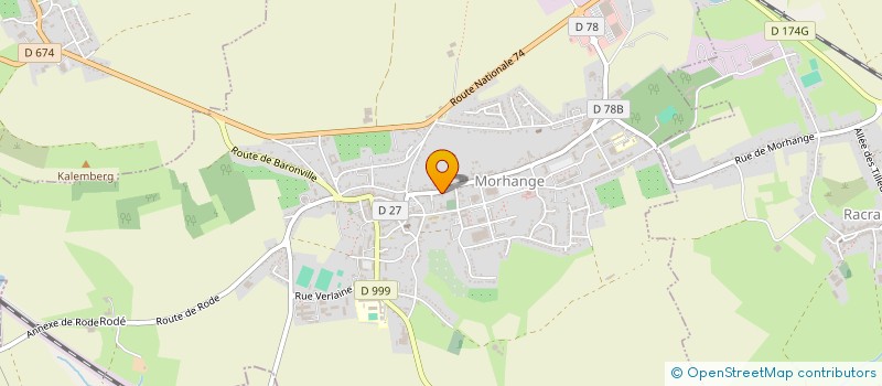 localisation de l'entreprise MONSIEUR MATTEO FRIES  MORHANGE