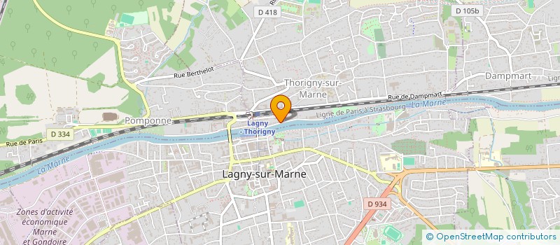 localisation de l'entreprise MONSIEUR MATTEO GALLUCCI à THORIGNY-SUR-MARNE