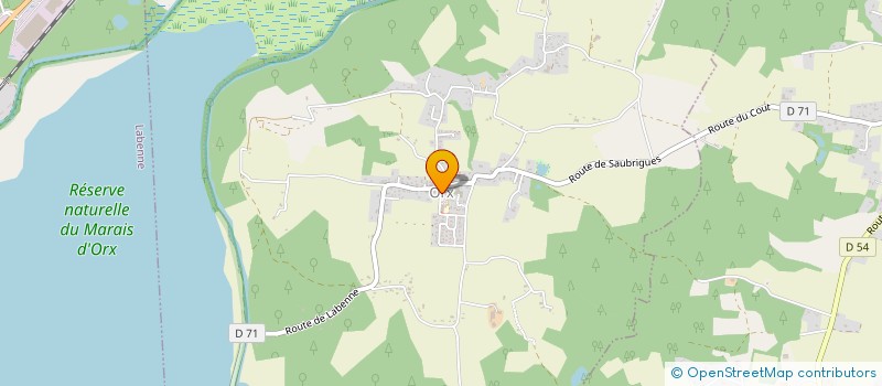 localisation de l'entreprise MONSIEUR MATTEO GAUTHIER  ORX