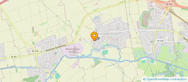localisation de l'entreprise MONSIEUR MATTEO GEIN  OBERSCHAEFFOLSHEIM