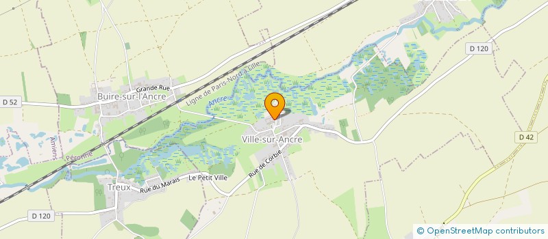 localisation de l'entreprise MONSIEUR MATTEO GILET  VILLE-SUR-ANCRE