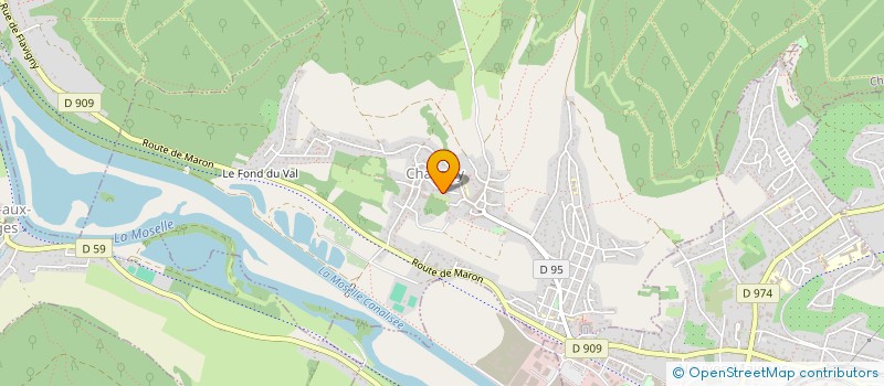 localisation de l'entreprise MONSIEUR MATTEO GILLET  CHALIGNY