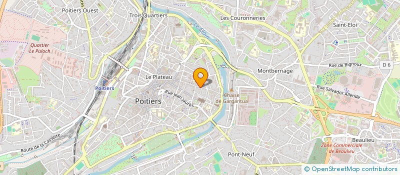 localisation de l'entreprise MONSIEUR MATTEO GIRAULT  POITIERS