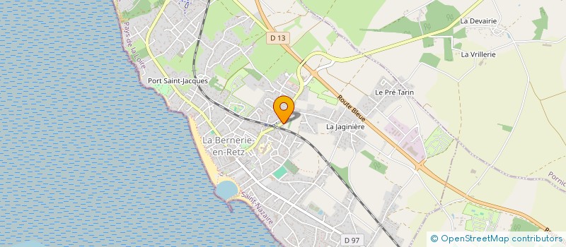 localisation de l'entreprise MONSIEUR MATTEO GOBIN  LA BERNERIE-EN-RETZ