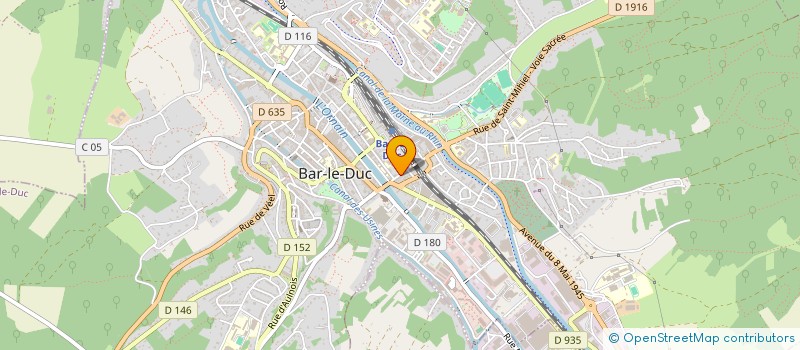 localisation de l'entreprise MONSIEUR MATTEO GOUJET  BAR-LE-DUC