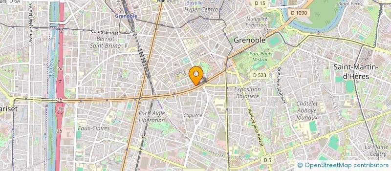 localisation de l'entreprise MONSIEUR MATTEO GUILBARD à GRENOBLE