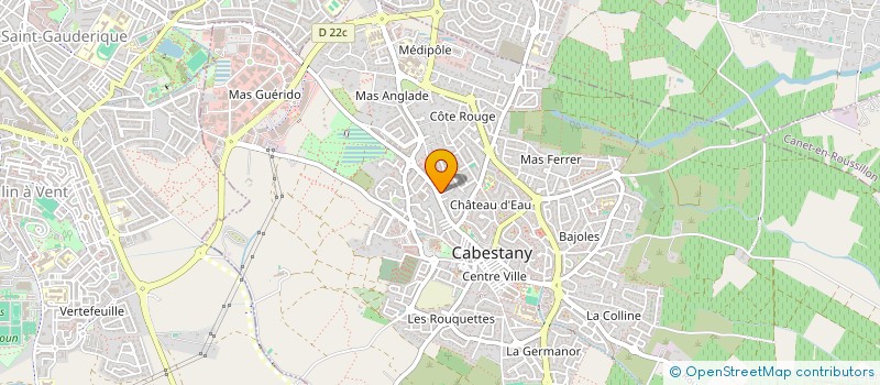 localisation de l'entreprise MONSIEUR MATTEO GUIU à CABESTANY