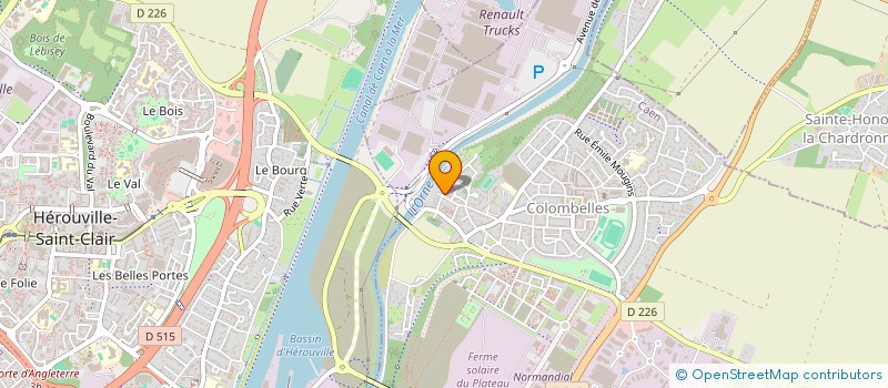 localisation de l'entreprise MONSIEUR MATTEO HAIN  COLOMBELLES