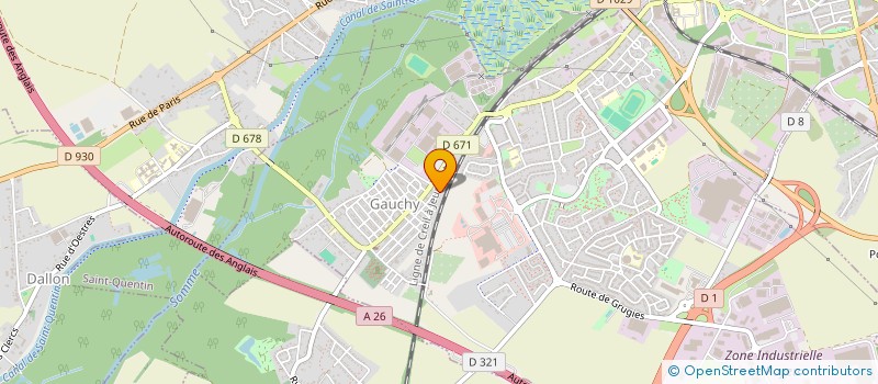 localisation de l'entreprise MONSIEUR MATTEO HOUPPIN à GAUCHY