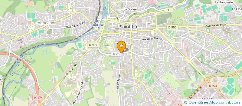 localisation de l'entreprise MONSIEUR MATTEO HUARD  SAINT-LO