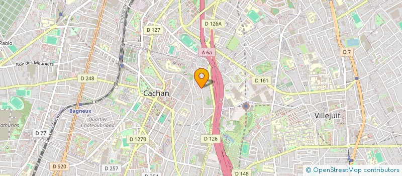 localisation de l'entreprise MONSIEUR MATTEO HUELVAN  CACHAN