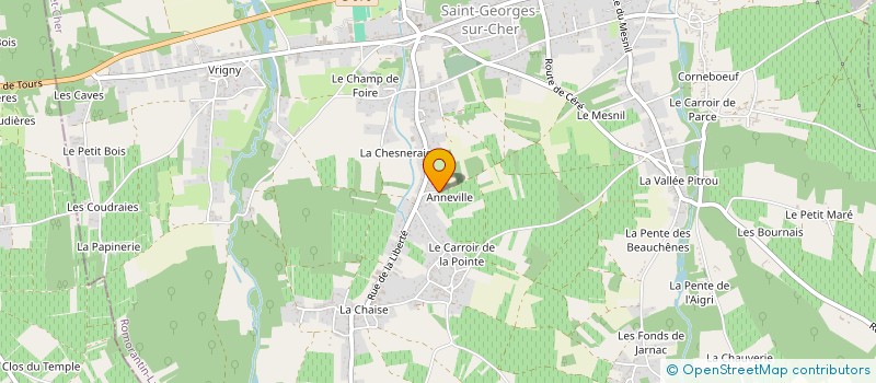 localisation de l'entreprise MONSIEUR MATTEO JANSSENS  SAINT-GEORGES-SUR-CHER