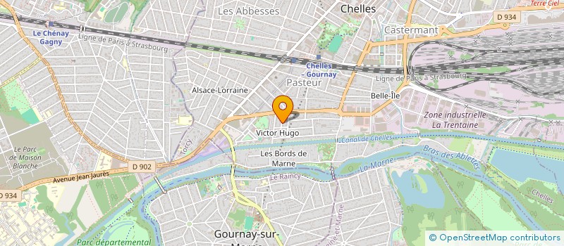 localisation de l'entreprise MONSIEUR MATTEO JARDINET à CHELLES
