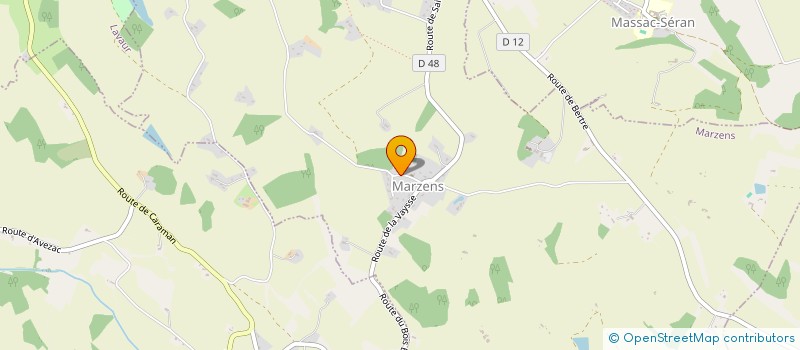 localisation de l'entreprise MONSIEUR MATTEO JEAN XAVIER BAUDRY  MARZENS