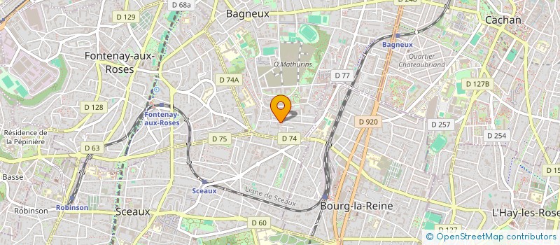 localisation de l'entreprise MONSIEUR MATTEO JOURDAN à BAGNEUX