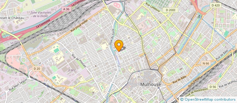 localisation de l'entreprise MONSIEUR MATTEO KONRATH  MULHOUSE