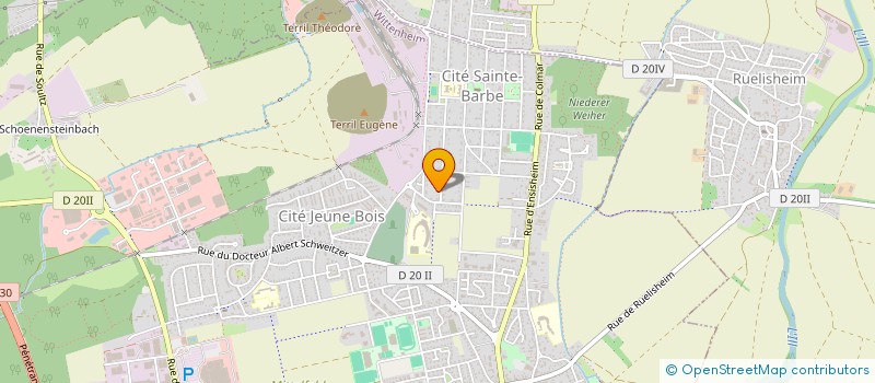 localisation de l'entreprise MONSIEUR MATTEO KOSALA  WITTENHEIM