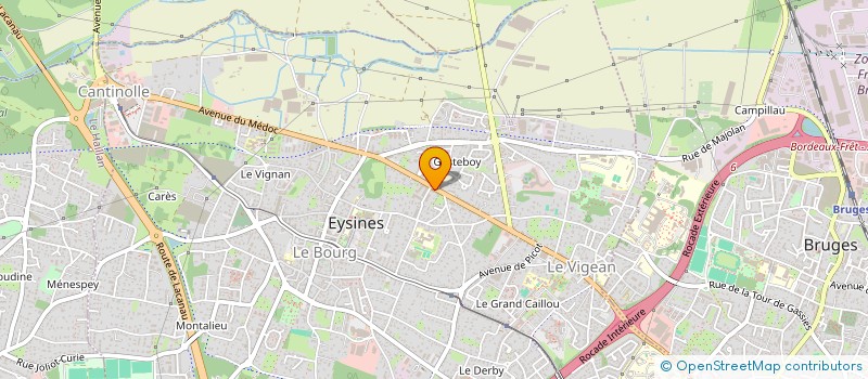 localisation de l'entreprise MONSIEUR MATTEO LABAT  EYSINES