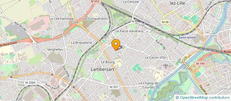 localisation de l'entreprise MONSIEUR MATTEO LANGLET à LAMBERSART