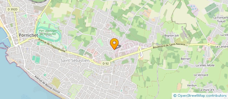 localisation de l'entreprise MONSIEUR MATTEO LANOE  PORNICHET