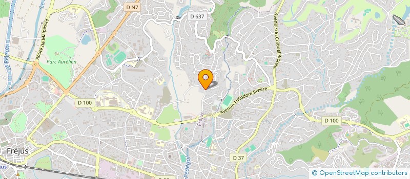 localisation de l'entreprise MONSIEUR MATTEO LATTARI à FREJUS