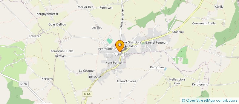 localisation de l'entreprise MONSIEUR MATTEO LE MENN à GUIMAEC