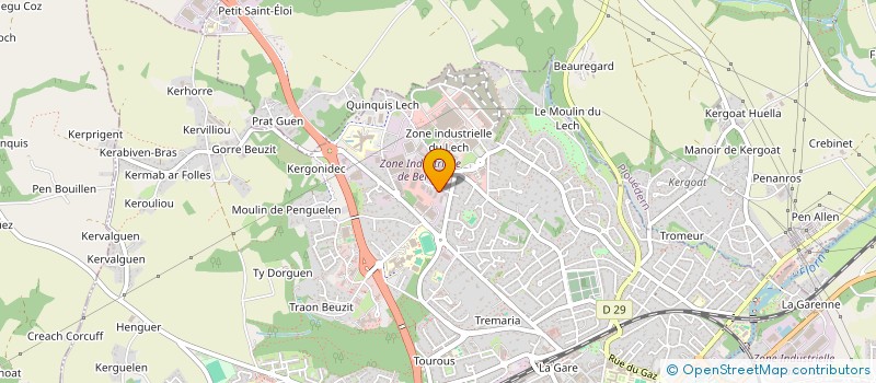 localisation de l'entreprise MONSIEUR MATTEO LE PAPE à LANDERNEAU