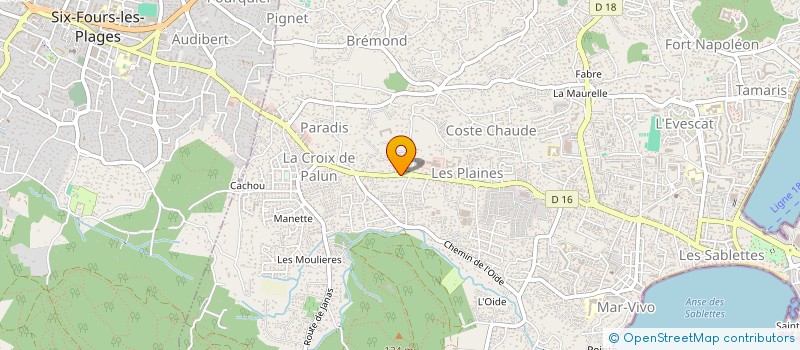 localisation de l'entreprise MONSIEUR MATTEO LEVACHER à LA SEYNE-SUR-MER