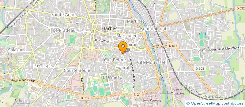 localisation de l'entreprise MONSIEUR MATTEO LOPES  TARBES